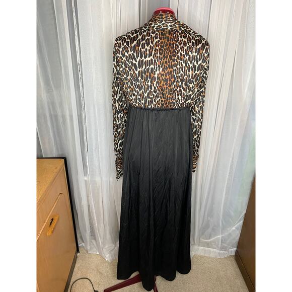 Vanity fair purple label leopard print dressing gown 1960s - Picture 6 of 10